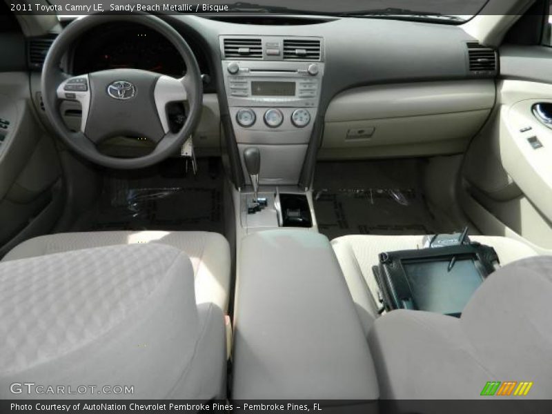 Sandy Beach Metallic / Bisque 2011 Toyota Camry LE