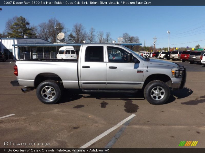 Bright Silver Metallic / Medium Slate Gray 2007 Dodge Ram 2500 Big Horn Edition Quad Cab 4x4