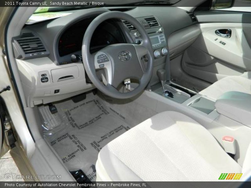 Sandy Beach Metallic / Bisque 2011 Toyota Camry LE