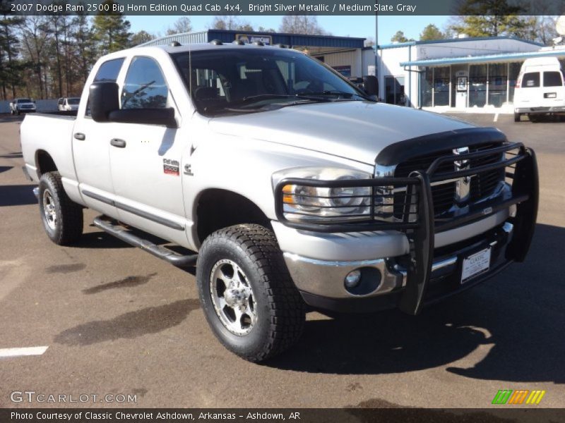 Bright Silver Metallic / Medium Slate Gray 2007 Dodge Ram 2500 Big Horn Edition Quad Cab 4x4