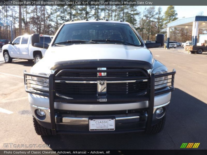 Bright Silver Metallic / Medium Slate Gray 2007 Dodge Ram 2500 Big Horn Edition Quad Cab 4x4