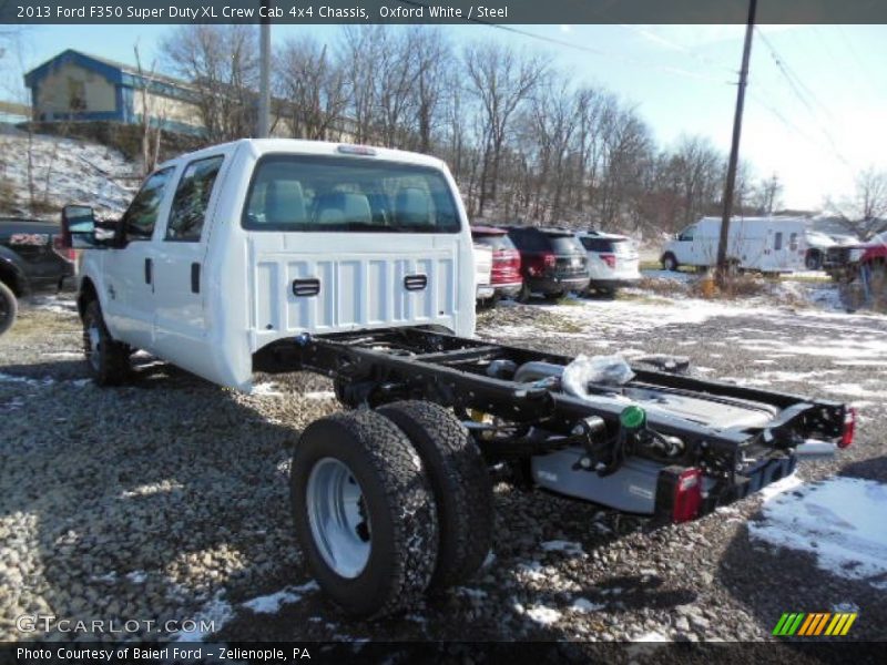 Oxford White / Steel 2013 Ford F350 Super Duty XL Crew Cab 4x4 Chassis