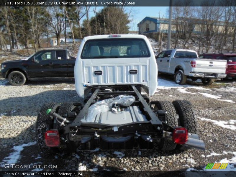 Oxford White / Steel 2013 Ford F350 Super Duty XL Crew Cab 4x4 Chassis