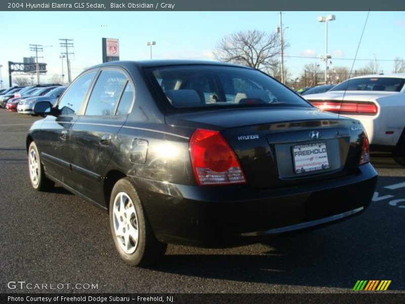 Black Obsidian / Gray 2004 Hyundai Elantra GLS Sedan