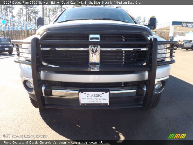 Bright Silver Metallic / Medium Slate Gray 2007 Dodge Ram 2500 Big Horn Edition Quad Cab 4x4