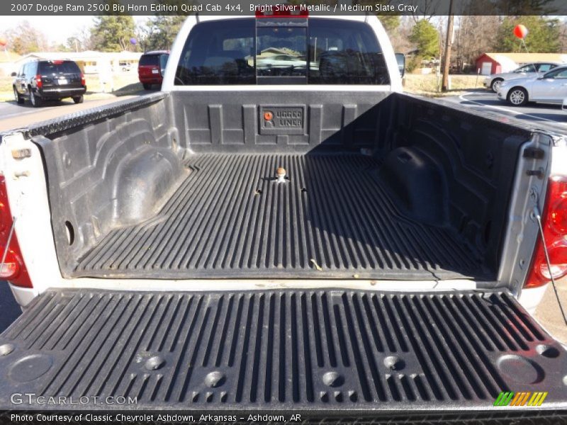 Bright Silver Metallic / Medium Slate Gray 2007 Dodge Ram 2500 Big Horn Edition Quad Cab 4x4