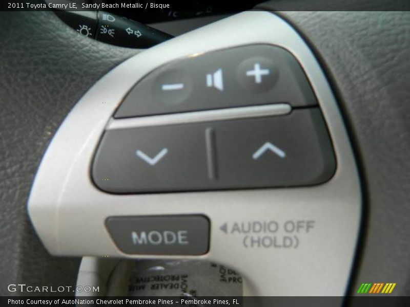 Sandy Beach Metallic / Bisque 2011 Toyota Camry LE