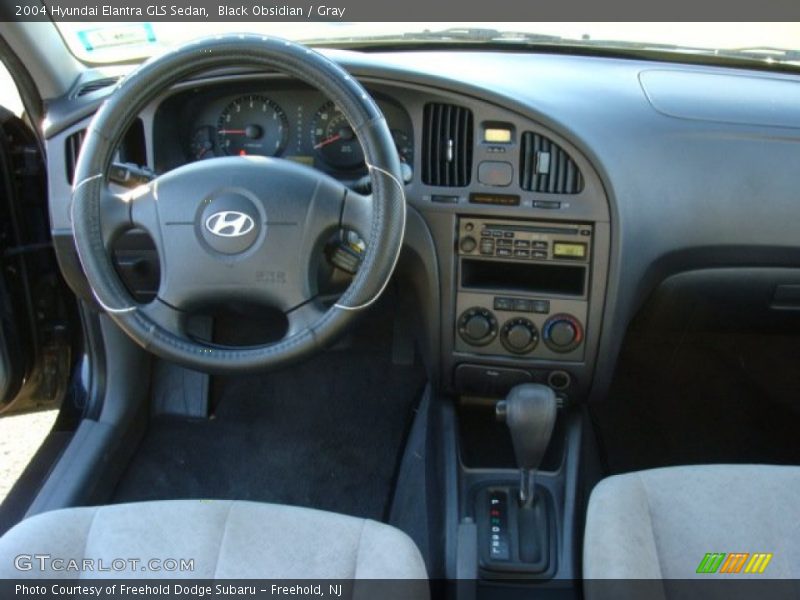 Black Obsidian / Gray 2004 Hyundai Elantra GLS Sedan