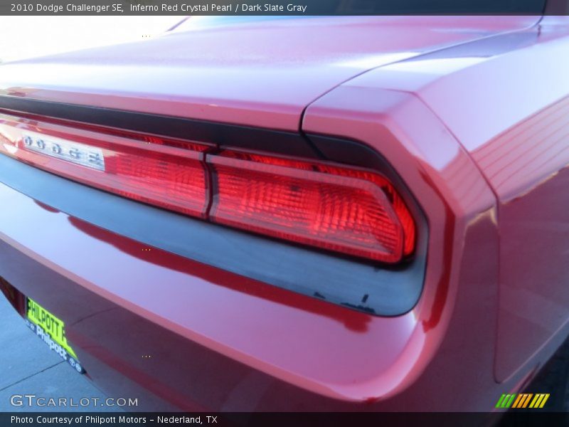 Inferno Red Crystal Pearl / Dark Slate Gray 2010 Dodge Challenger SE