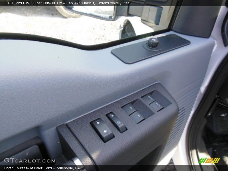 Oxford White / Steel 2013 Ford F350 Super Duty XL Crew Cab 4x4 Chassis