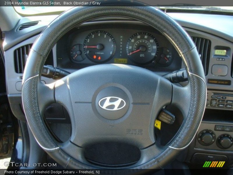Black Obsidian / Gray 2004 Hyundai Elantra GLS Sedan