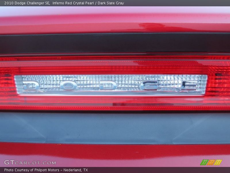 Inferno Red Crystal Pearl / Dark Slate Gray 2010 Dodge Challenger SE