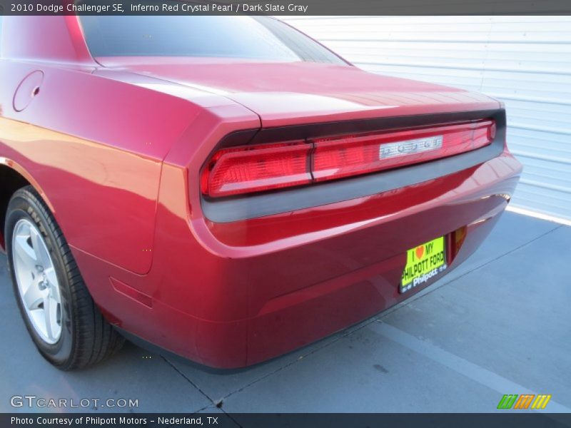 Inferno Red Crystal Pearl / Dark Slate Gray 2010 Dodge Challenger SE