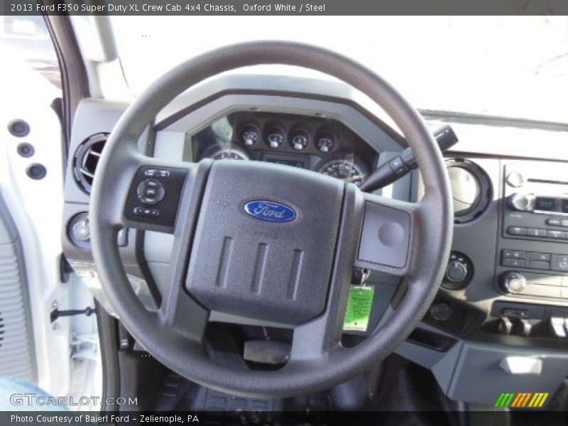  2013 F350 Super Duty XL Crew Cab 4x4 Chassis Steering Wheel