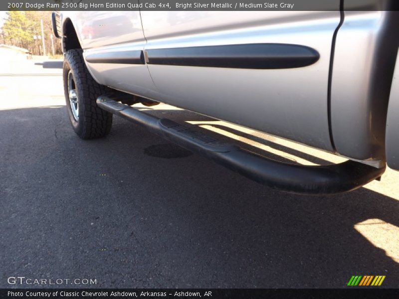 Bright Silver Metallic / Medium Slate Gray 2007 Dodge Ram 2500 Big Horn Edition Quad Cab 4x4