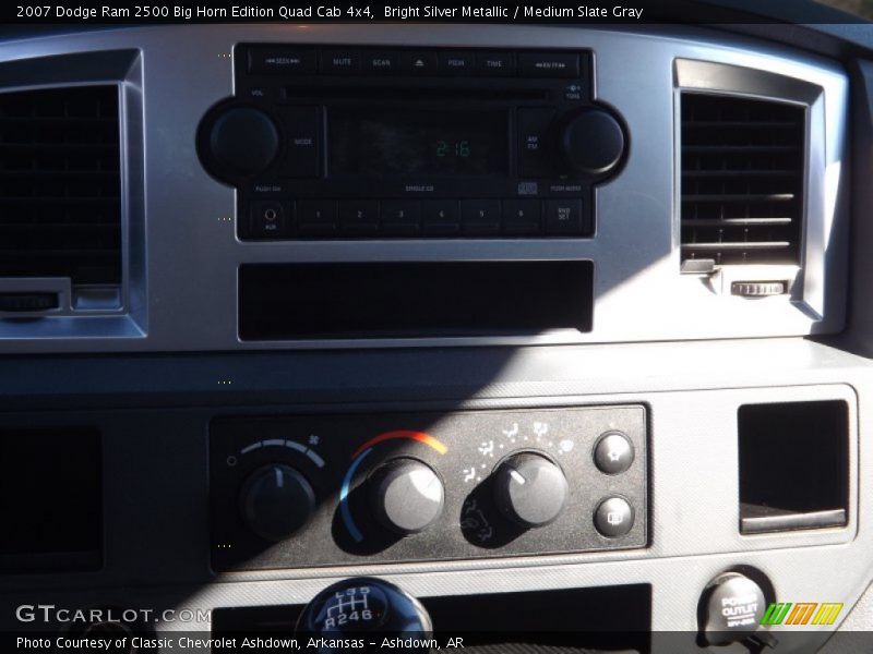 Bright Silver Metallic / Medium Slate Gray 2007 Dodge Ram 2500 Big Horn Edition Quad Cab 4x4