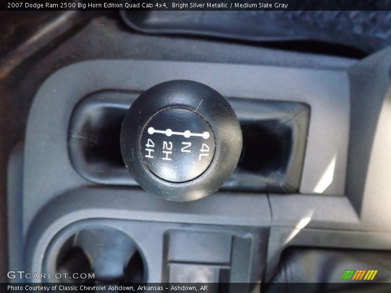 Bright Silver Metallic / Medium Slate Gray 2007 Dodge Ram 2500 Big Horn Edition Quad Cab 4x4