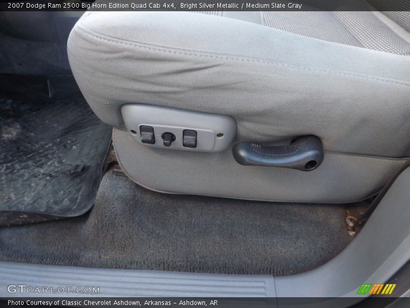 Bright Silver Metallic / Medium Slate Gray 2007 Dodge Ram 2500 Big Horn Edition Quad Cab 4x4