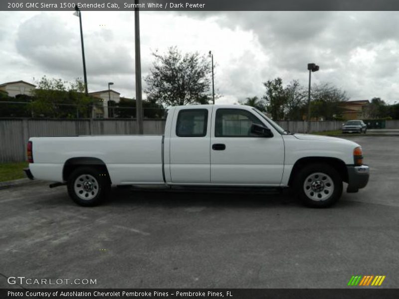 Summit White / Dark Pewter 2006 GMC Sierra 1500 Extended Cab