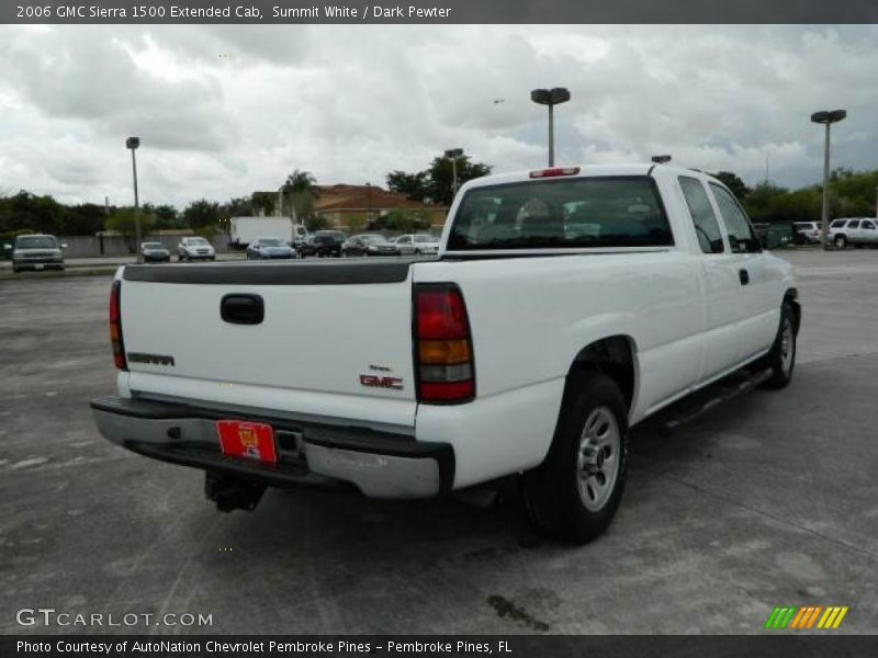 Summit White / Dark Pewter 2006 GMC Sierra 1500 Extended Cab