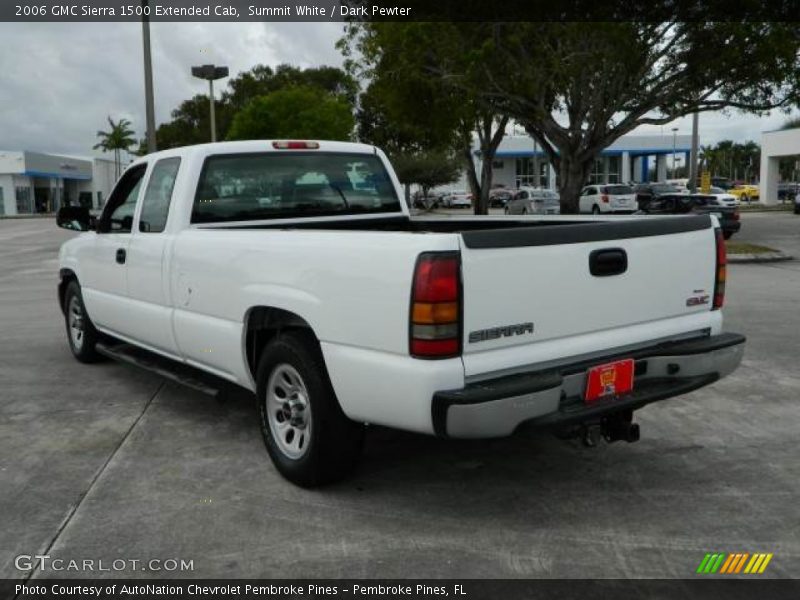 Summit White / Dark Pewter 2006 GMC Sierra 1500 Extended Cab