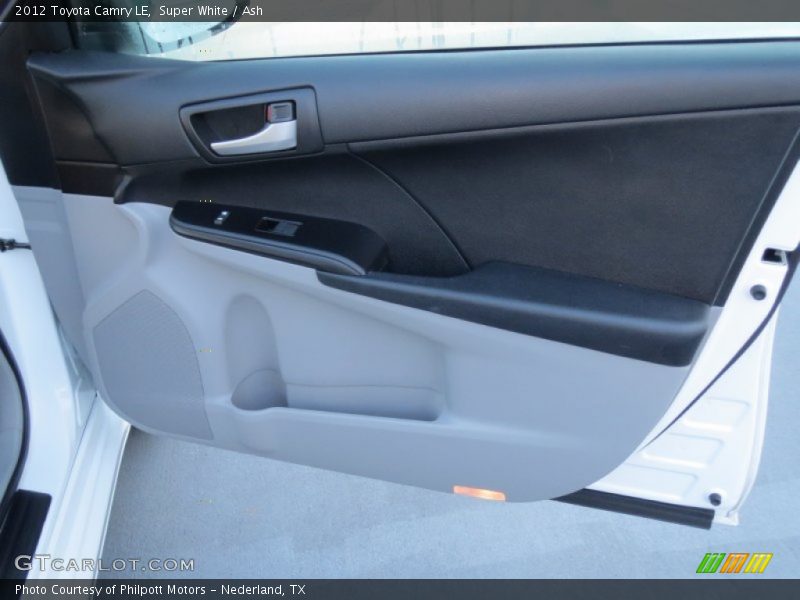 Super White / Ash 2012 Toyota Camry LE