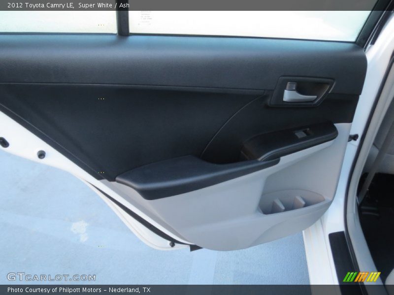 Super White / Ash 2012 Toyota Camry LE