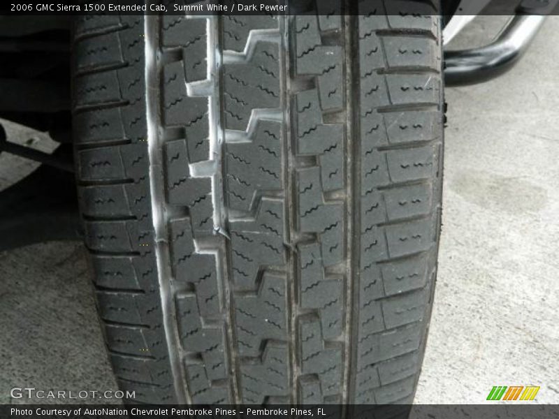 Summit White / Dark Pewter 2006 GMC Sierra 1500 Extended Cab