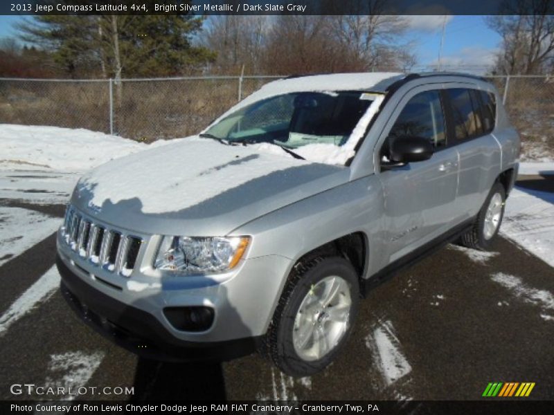 Bright Silver Metallic / Dark Slate Gray 2013 Jeep Compass Latitude 4x4