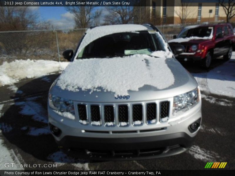 Bright Silver Metallic / Dark Slate Gray 2013 Jeep Compass Latitude 4x4