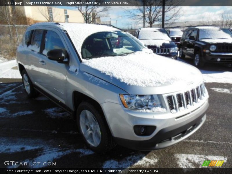 Bright Silver Metallic / Dark Slate Gray 2013 Jeep Compass Latitude 4x4