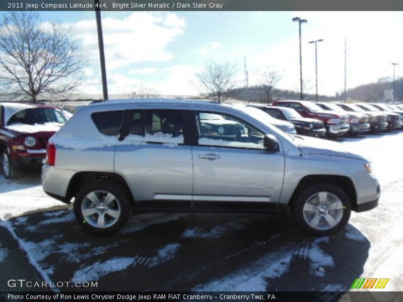 Bright Silver Metallic / Dark Slate Gray 2013 Jeep Compass Latitude 4x4