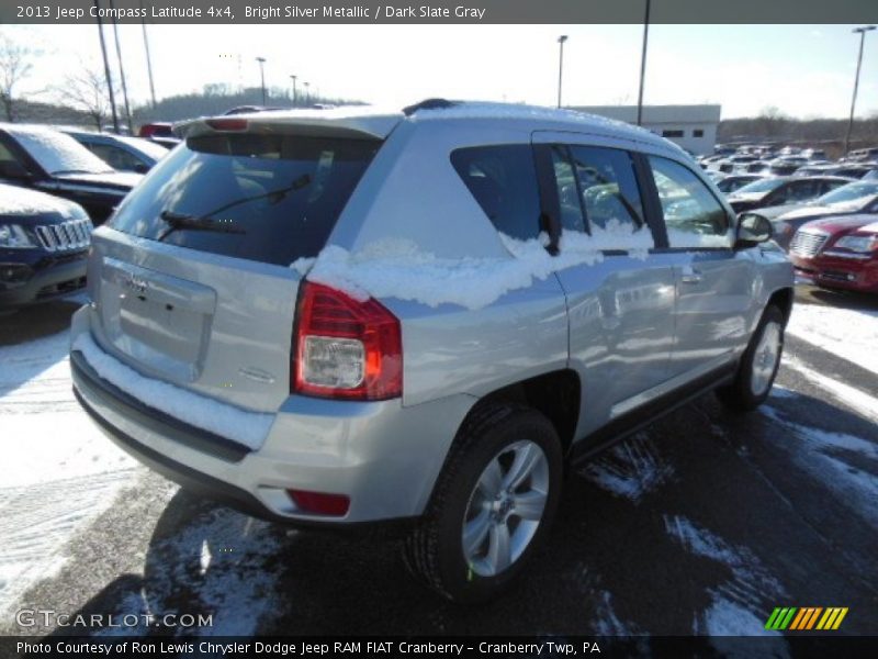 Bright Silver Metallic / Dark Slate Gray 2013 Jeep Compass Latitude 4x4