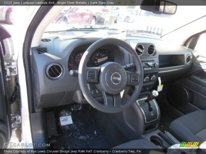 Bright Silver Metallic / Dark Slate Gray 2013 Jeep Compass Latitude 4x4