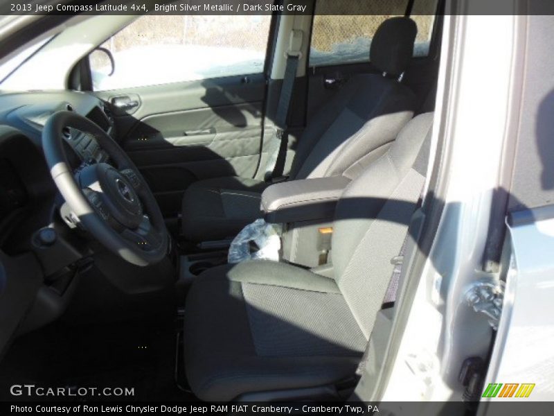 Bright Silver Metallic / Dark Slate Gray 2013 Jeep Compass Latitude 4x4