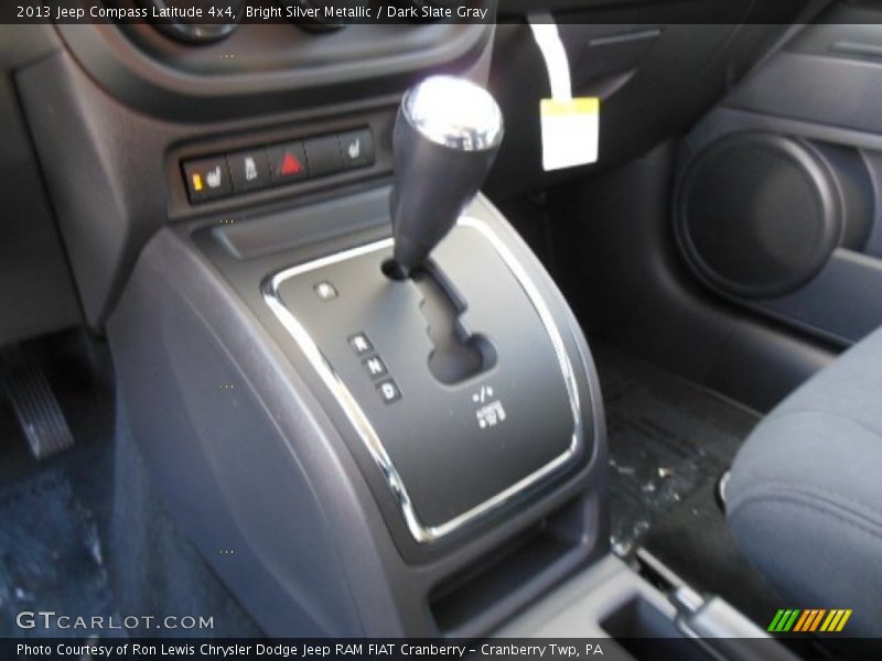 Bright Silver Metallic / Dark Slate Gray 2013 Jeep Compass Latitude 4x4