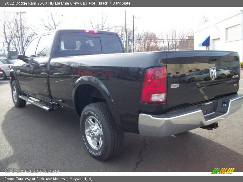 Black / Dark Slate 2012 Dodge Ram 2500 HD Laramie Crew Cab 4x4