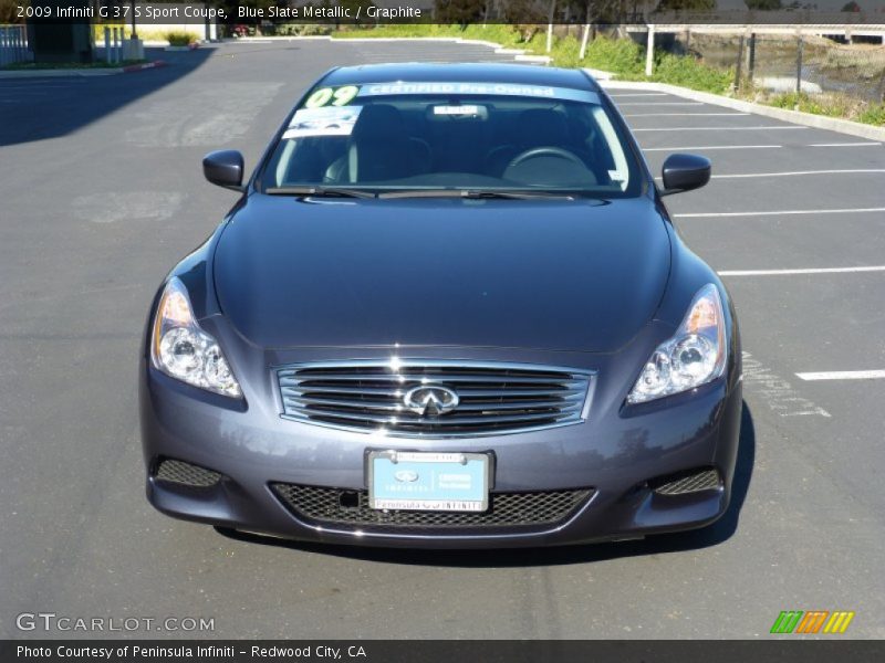 Blue Slate Metallic / Graphite 2009 Infiniti G 37 S Sport Coupe