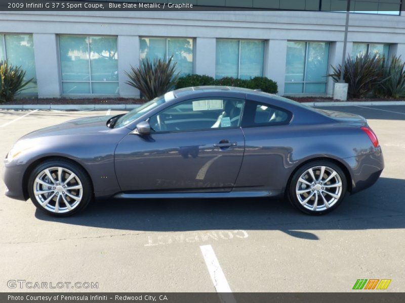 Blue Slate Metallic / Graphite 2009 Infiniti G 37 S Sport Coupe