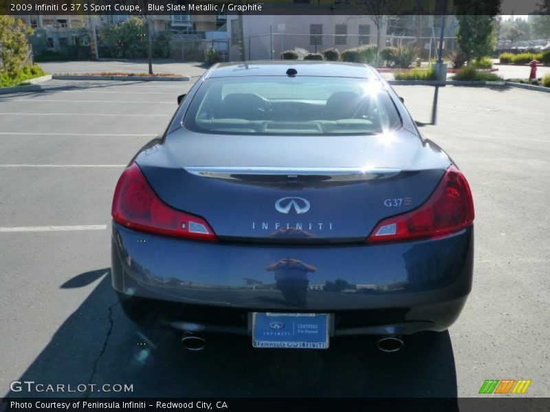 Blue Slate Metallic / Graphite 2009 Infiniti G 37 S Sport Coupe