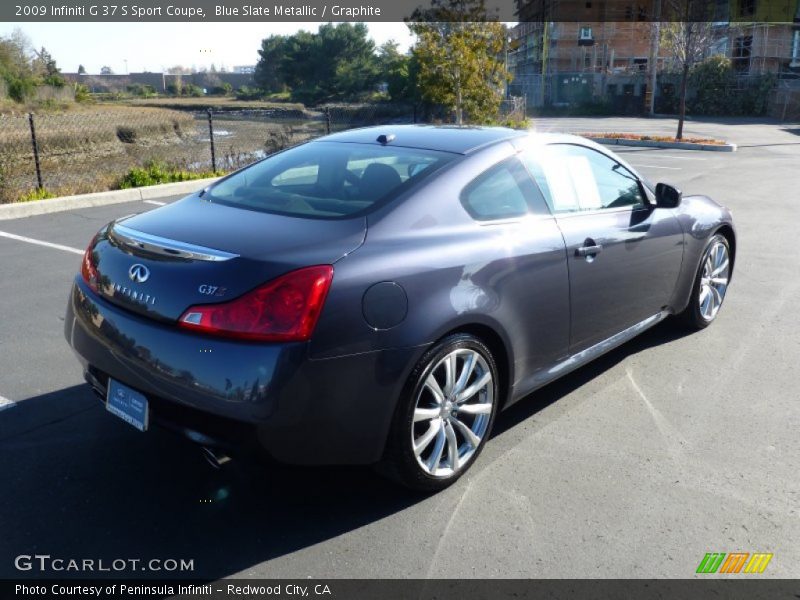 Blue Slate Metallic / Graphite 2009 Infiniti G 37 S Sport Coupe