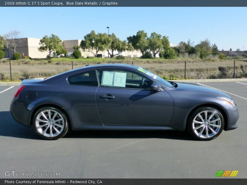 Blue Slate Metallic / Graphite 2009 Infiniti G 37 S Sport Coupe