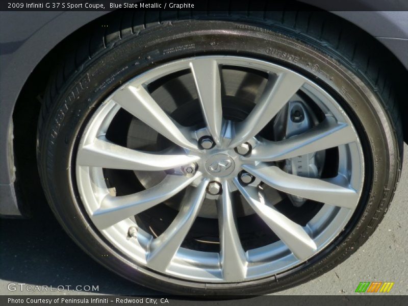 Blue Slate Metallic / Graphite 2009 Infiniti G 37 S Sport Coupe