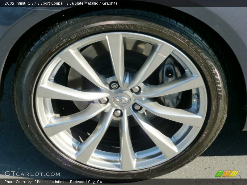 Blue Slate Metallic / Graphite 2009 Infiniti G 37 S Sport Coupe