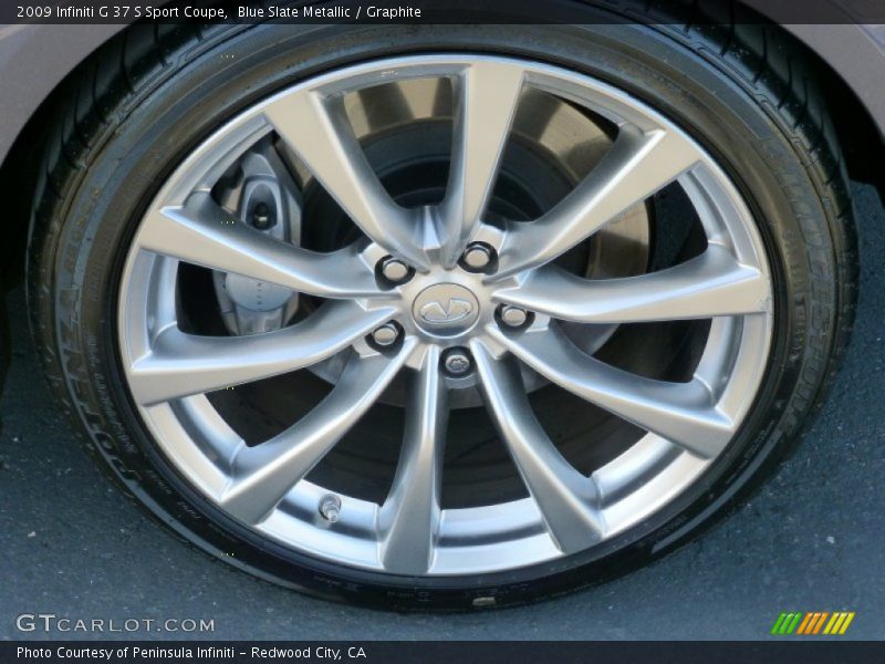 Blue Slate Metallic / Graphite 2009 Infiniti G 37 S Sport Coupe