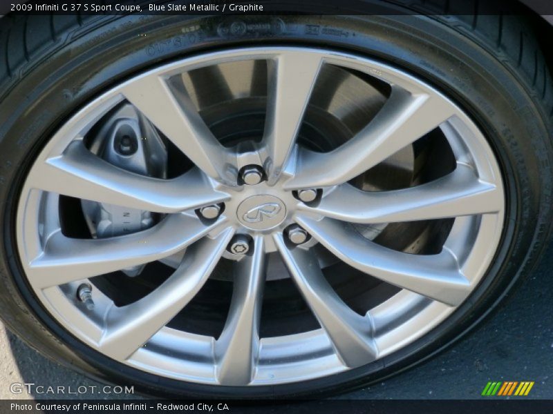 Blue Slate Metallic / Graphite 2009 Infiniti G 37 S Sport Coupe