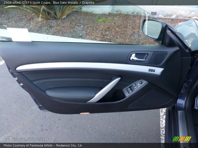 Blue Slate Metallic / Graphite 2009 Infiniti G 37 S Sport Coupe