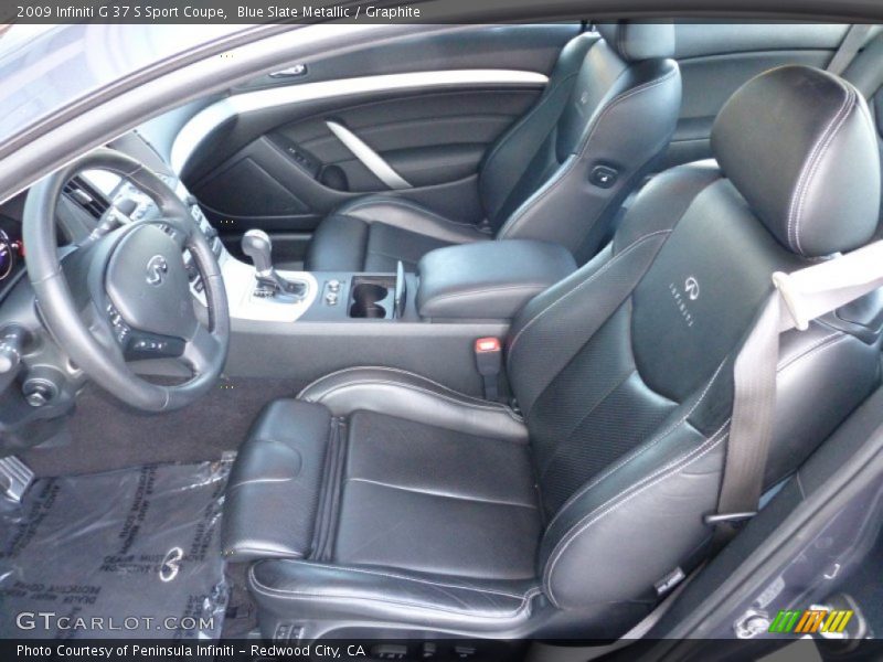 Blue Slate Metallic / Graphite 2009 Infiniti G 37 S Sport Coupe