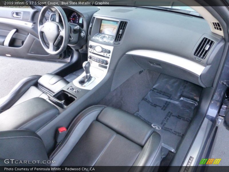 Blue Slate Metallic / Graphite 2009 Infiniti G 37 S Sport Coupe