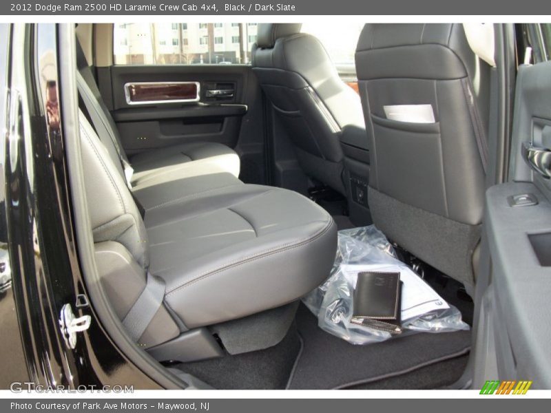 Rear Seat of 2012 Ram 2500 HD Laramie Crew Cab 4x4